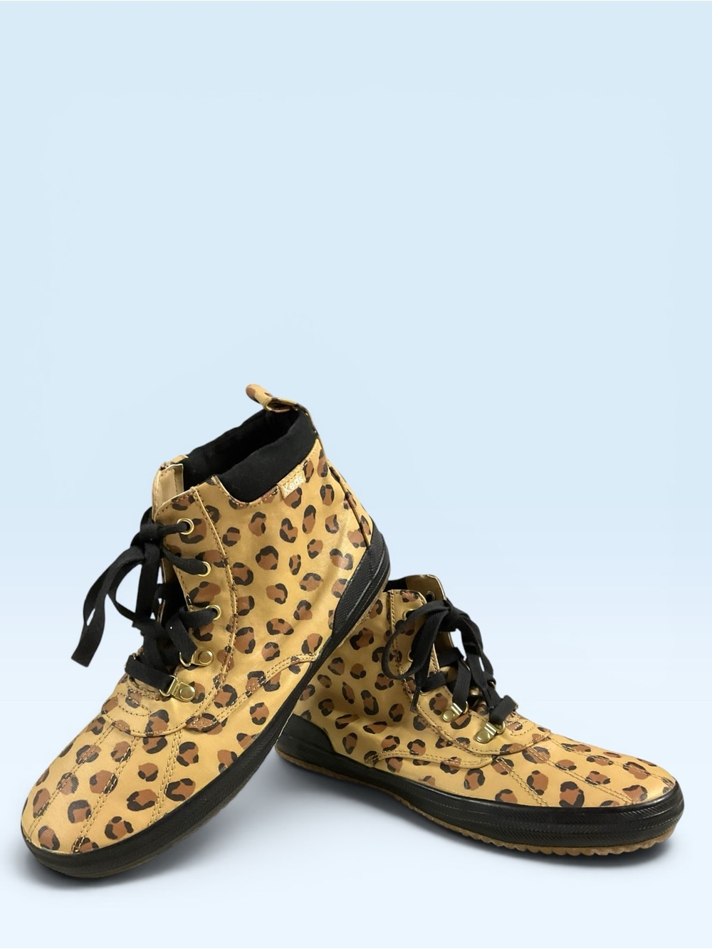 Keds Leopard Print High-Top Water Resistant- Women/Big Girls Size 5